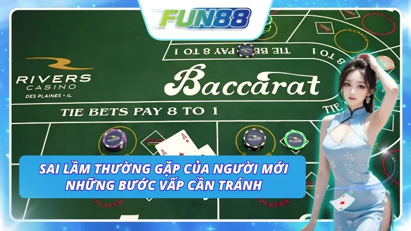 Những sai lầm mà người mới thường mắc phải khi chơi Baccarat