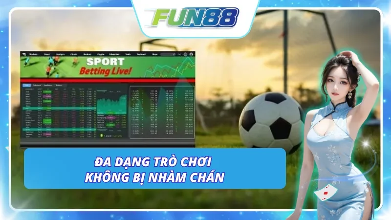 Kho trò chơi đa dạng, đồ sộ - Cam kết không gây nhàm chán