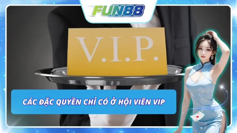 Giới thiệu chương trình - Các đặc quyền VIP Fun88