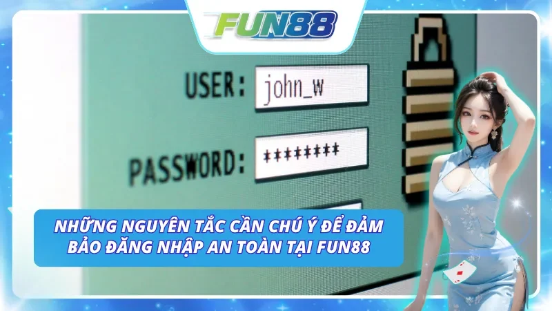 Nguyên tắc bảo mật an toàn với Fun88 đăng nhập