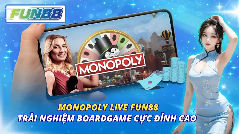 Monopoly Live Fun88 – Trải Nghiệm Boardgame Cực Đỉnh Cao