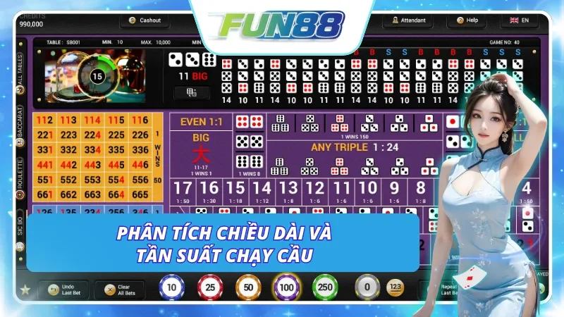 Kỹ năng phân tích chiều dài của cầu và tần suất chạy cầu khi soi